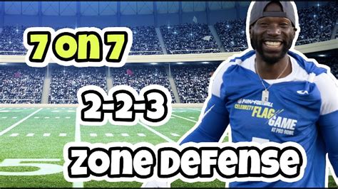 7 on 7 Flag Football 2-2-3 Zone Defense - YouTube