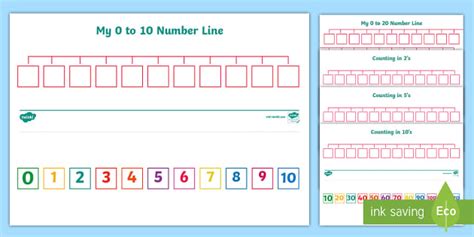 Create a Number Line Activity Pack (teacher made) - Twinkl