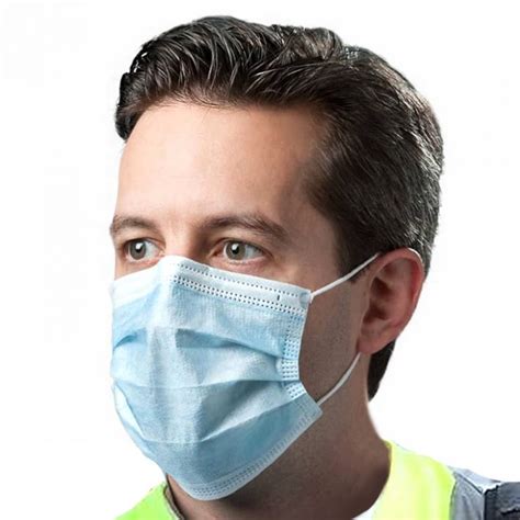 Disposable Dust Masks - 50 Pack - 3 Ply - Comfortable Non-Woven With ...