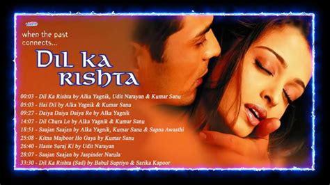 DIL KA RISHTA Movie All Songs ||Aishwariya Rai & Arjun Rampal - YouTube