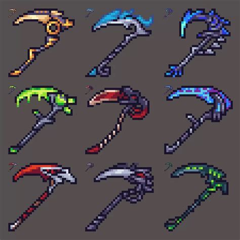 32x32 scythe weapon pack Minecraft Texture Pack