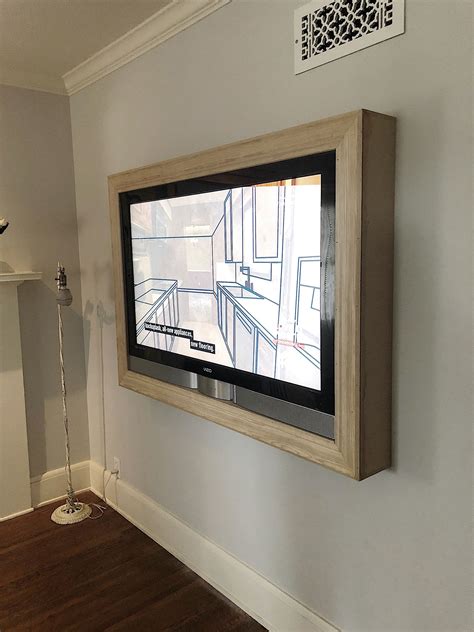 Five Steps to Build a Frame for a Wall Mounted TV | Mounted tv ideas ...