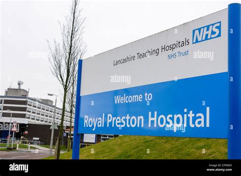 Royal Preston Hospital Map Departments