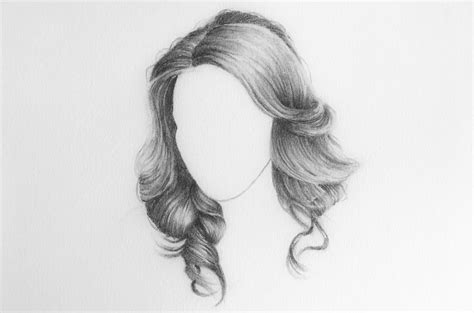 How To Draw Hairstyles With Pencil | Hair