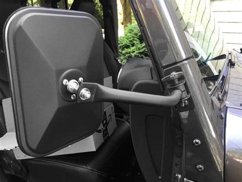 Rectangular Side Mirrors for Jeep Wrangler TJ/JK