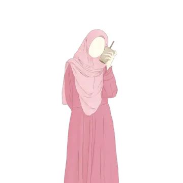 Muslimah Cartoon Without Face PNG Transparent Images Free Download ...