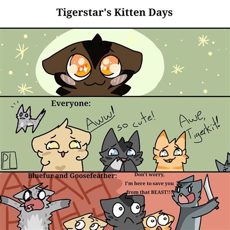 Tigerstar's Kitten days | Warrior cats comics, Warrior cats fan art ...