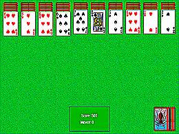 Spider Solitaire Windows XP