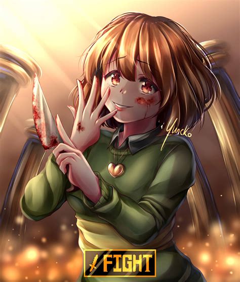 ArtStation - Redraw Chara - Undertale