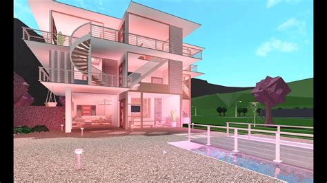 Blush Getaway Mansion House Tour/ 180K+ / Melly Playz/ Bloxburg - YouTube