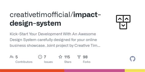 GitHub - creativetimofficial/impact-design-system: Kick-Start Your ...