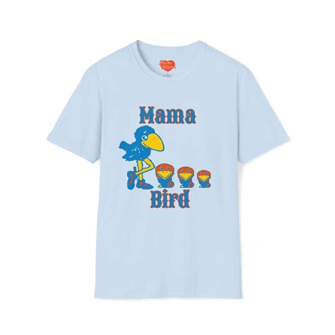 KU Jayhawks 1912 Mascot Circus Font Mama Bird W/ Baby Jays - Etsy