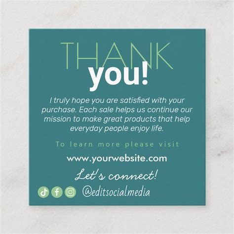 Customer Appreciation Business Card | Zazzle | Discount card, Customer ...