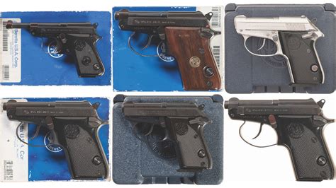 Six Beretta Semi-Automatic Pistols | Rock Island Auction