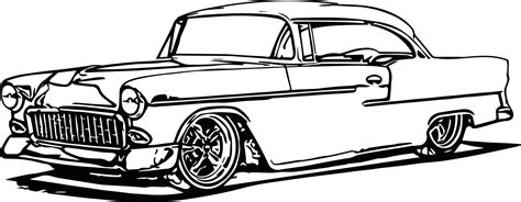 Free Classic Cars Coloring Pages - WaylonteHarmon