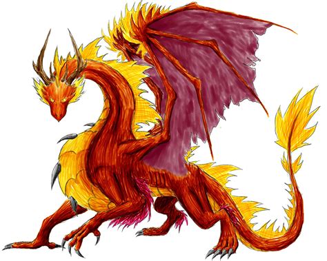 Fire Dragon Drawing at GetDrawings | Free download