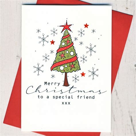 friend Christmas card