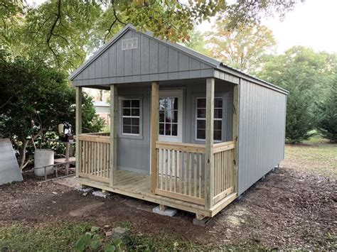 12x20 She Shed Porch Cabin Style | Sheds By Design Brand for Sale in ...