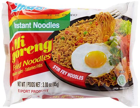 Indomie Mi Goreng Instant Stir Fry Noodles, Halal Certified, Original ...