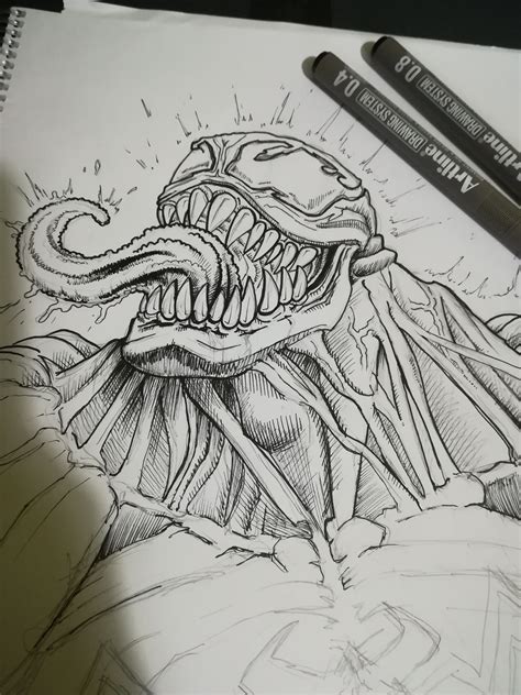 Half Venom Half Spiderman Coloring Pages - Sducartelca