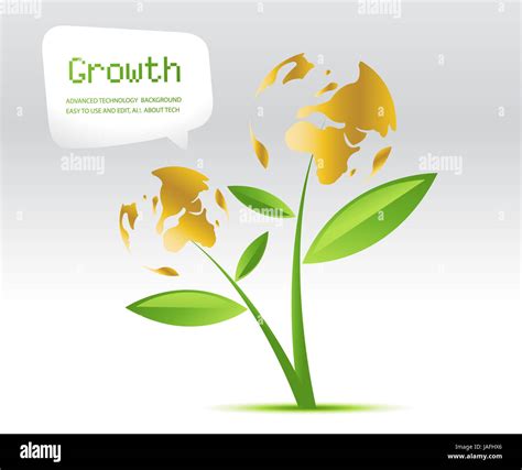 Plant Growth Background, theme of growth Stock Photo - Alamy