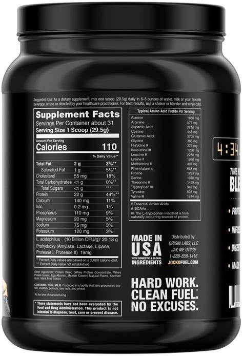 Jocko Fuel JOCKO MOLK PROTEIN Vanilla Gorilla 2 lb - 31 Servings