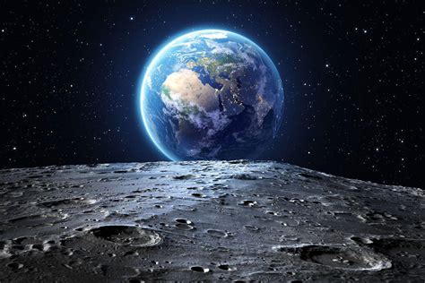 Earth From Moon Wallpapers - Top Free Earth From Moon Backgrounds ...