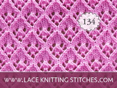 Lace Knitting 134 🧶 Lace Knitting Stitches