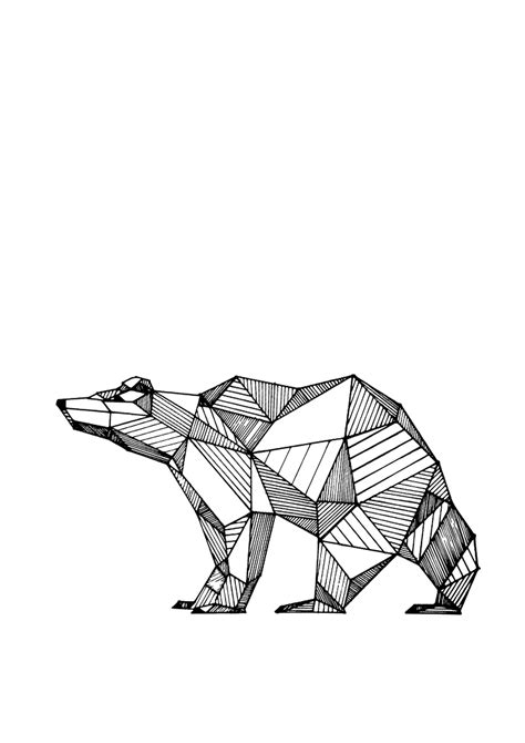 geometric drawings animals black and white - Google zoeken | Periodo ...