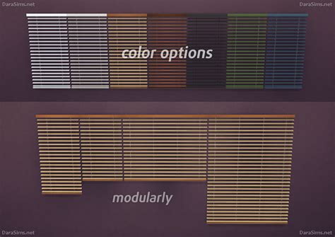 Modular window blinds (The Sims 4) | DaraSims.net