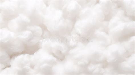 Close-up of White Fluffy Cotton Background, Abstract Luxury Wadding ...