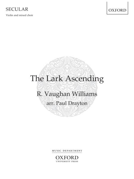 The Lark Ascending By Ralph Vaughan Williams (1872-1958) - Digital ...