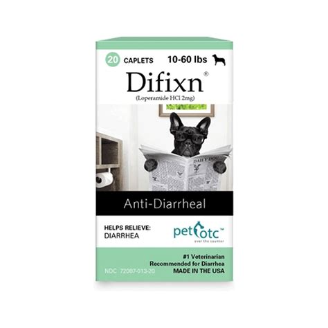 Difixn Anti-Diarrheal Treatment for Small and Medium Breed Dogs ...