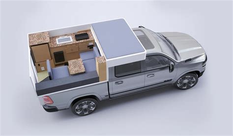 Four Wheel Campers - Hawk slide-in pop-up truck camper