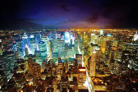 Big City Night, big city, HD wallpaper | Peakpx