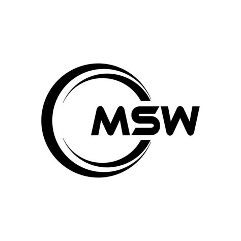 MSW Logo Design, Inspiration for a Unique Identity. Modern Elegance and ...