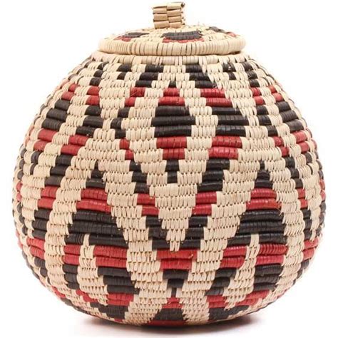 African Basket - Zulu Ilala Palm - Ukhamba - 8 Inches Tall - #64108 ...