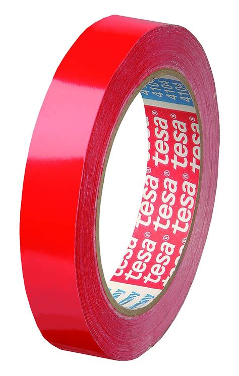 4104 Red 66mx19mm | Tesa 4104 Red Packing Tape, 66m x 19mm | RS