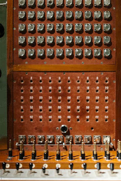 Old telephone switchboard by Zoran Djekic - Stocksy United