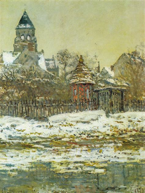 The Church at Vetheuil 1879 Painting by Claude Monet - Pixels