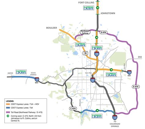 HOV3 Express Lanes Map