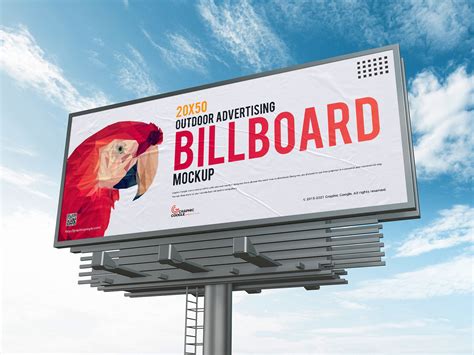 Outdoor Advertising Billboard Free Mockup — Free Mockup World