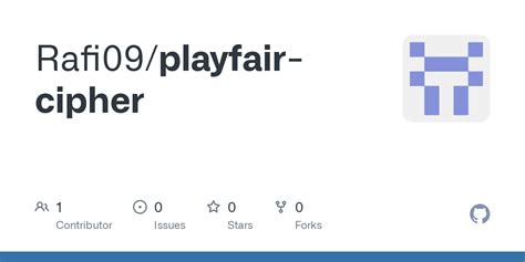 GitHub - Rafi09/playfair-cipher