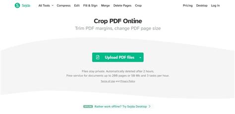 A Comprehensive Guide to Sejda PDF Crop Tool