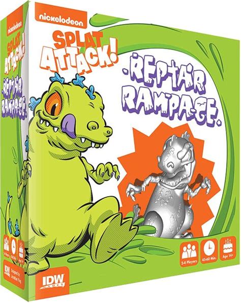 Nickelodeon Splat Attack! Reptar Rampage | Board Game | BoardGameGeek