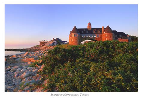 Limited Edition Artwork Sunrise at Narragansett Towers - American ...