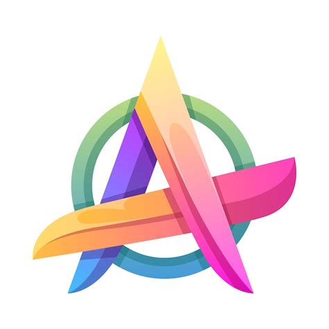 Free Vector | Colorful letter A gradient logo design