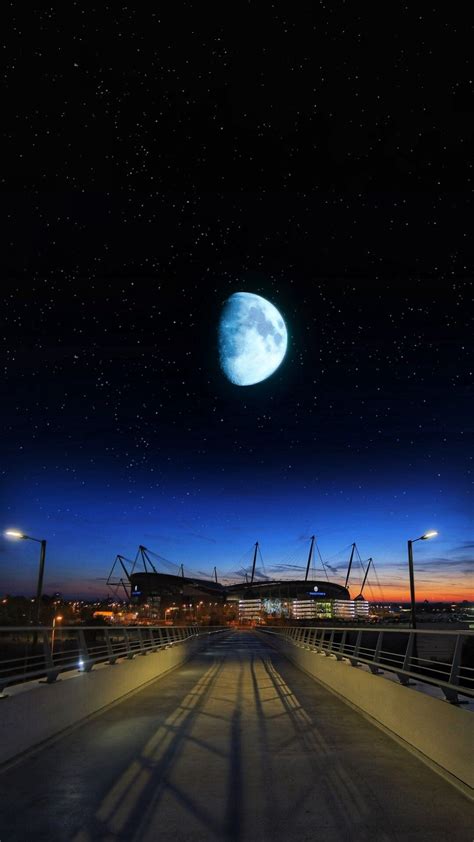 Etihad Stadium Night Wallpaper