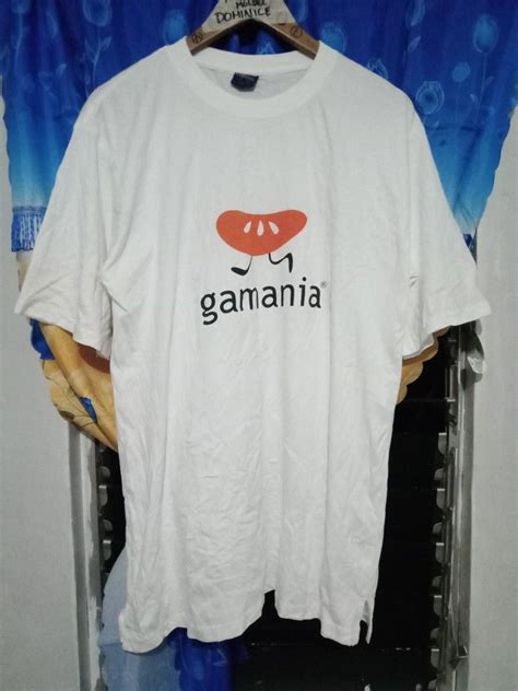 Vintage GAMANIA games graphic tee, Men's Fashion, Tops & Sets, Tshirts ...