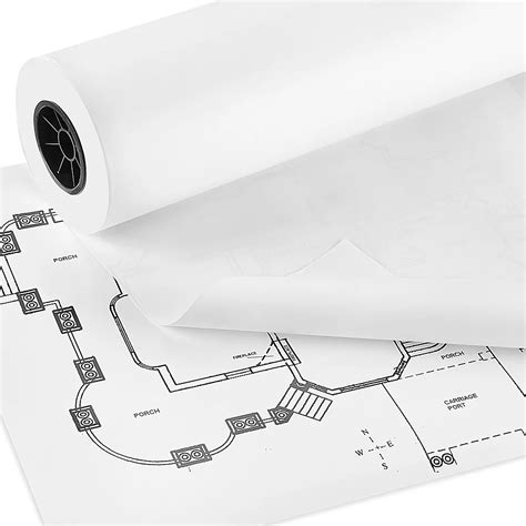 Plotter Paper, Plotter Paper Rolls, Blueprint Paper in Stock - ULINE